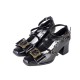 Modo Picture Frame Coco Square Toe Shoes(Reservation/4 Colours/Full Payment Without Shipping)
